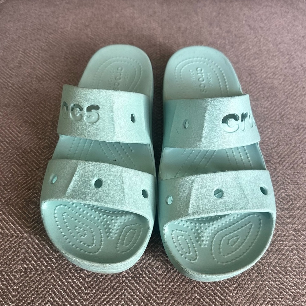 CROCS Blue Sandals Lightweight Waterproof